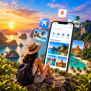 Tropical Bay Travel App Adventure